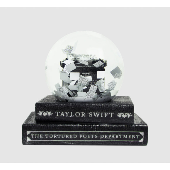 Taylor Swift Snow Globe The Tortured Poets Department TTPD New In Box - Picture 2 of 16